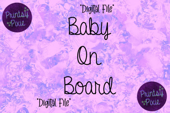 Baby on Board Pregnancy Baby Children Graphics for Crafts